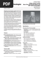 S-Mass Series Coriolis Mass Flow and Density Meters and SMT Series Transmitters