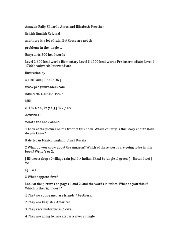 18 Amazon Rally-1 | PDF | Nature