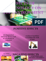Effects of Technology On The Environment