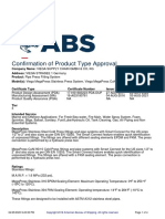 Confirmation of Product Type Approval