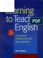 Learning to Teach English