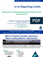Environmental Reporting Limits & MDLs Guide | PDF | Detection Limit ...