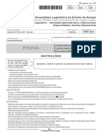 Prova: Assembleia Legislativa Do Estado Do Amapá