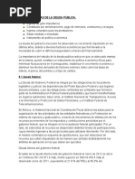 CARACTERÍSTICAS DE LA DEUDA PÚBLICA