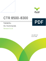 CTR 8500-8300 3.6.0 TACACS+ CLI Commands - July2018
