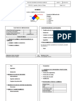 Ficha de Seguridad