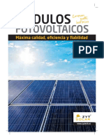 Zytech Solar Modulos Fotovoltaicos PDF