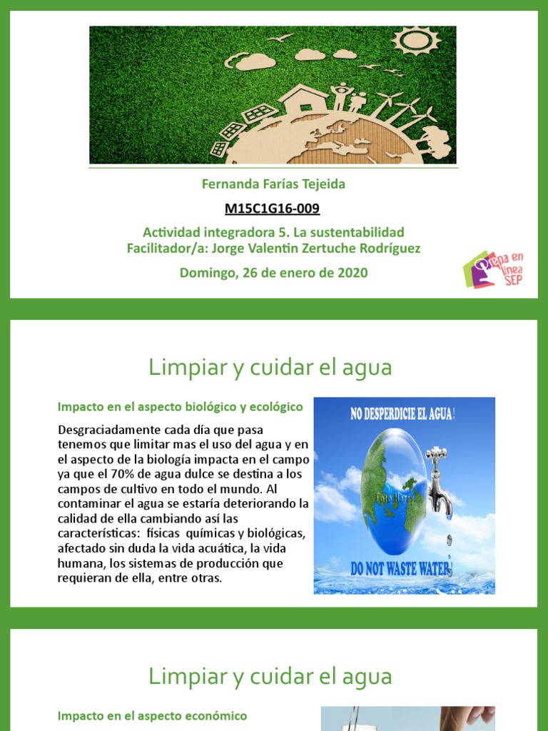 Logos para el Cuidado del Agua Potable | PDF | Residuos | Agua