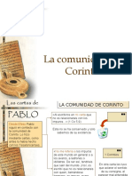 PABLO - La Comunidad de CORINTO