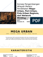 Pengembangan Wilayah Dengan Pendekatan Mega-Urban, Peri-Urban, Poly-Urban, Network Strategy