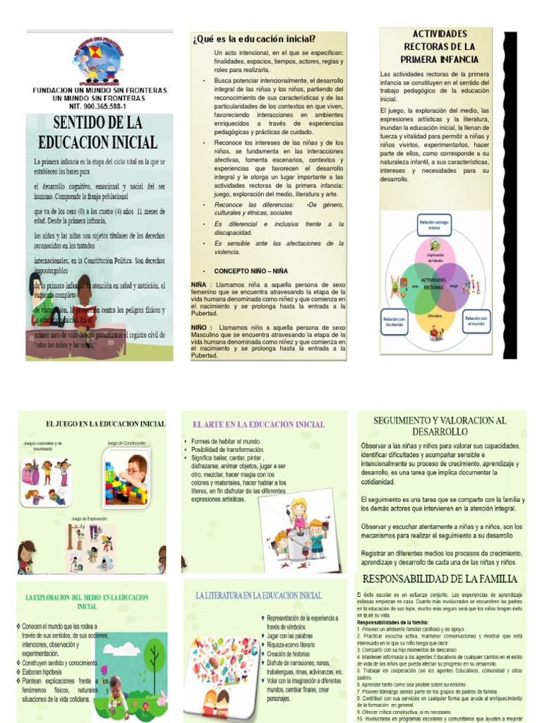Sentodo de La Educacion Inicial Ysk | PDF | Infancia | Educación de la ...