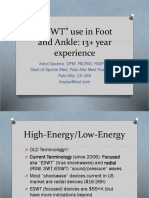 ESWT Use in Foot and Ankle PDF