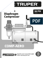 Manual for COMP-AERO Airbrush Diaphragm Compressor