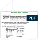 Instuction Formats