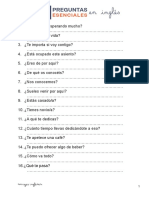 50 Preguntas Esenciales en Inglés