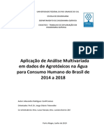 Aplicação de Análise Multivariada (2014-2018)