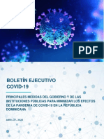 Principales Medidas Del Gobierno para Minimizar Efectos Del COVID-19