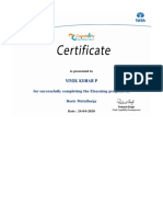 Certificate - VIVEKKUMAR P PDF