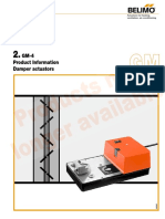 G GM M: GM-4 Product Information Damper Actuators