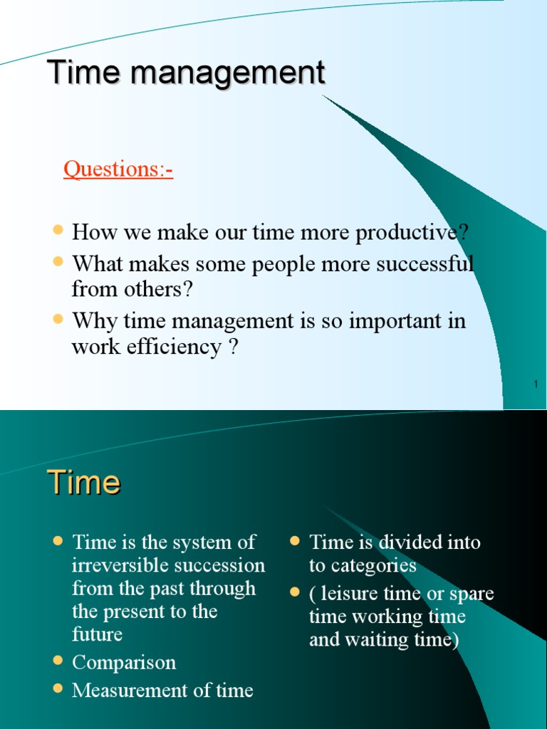 Effective Time Management Strategies | PDF