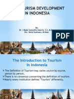 The Tourism Development in Indonesia: By: Dr. I Made Suniastha Amerta, S.S.,M.Par. Drs. Ketut Sudrama, M.Hum
