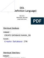 DDL (Data Definition Language) PDF