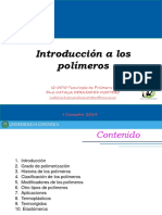 Introducción. Clasificación de Los Polímeros-Curso IS 19