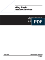 Application: Understanding Basic Analog - Passive Devices