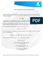 Integración Por Descomposición en Fracciones Parciales PDF