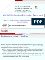 Sesión 2 GC Ecuaciones Diferenciales y Algebra Lineal PDF