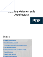 Espacio y Volumen en La Arquitectura