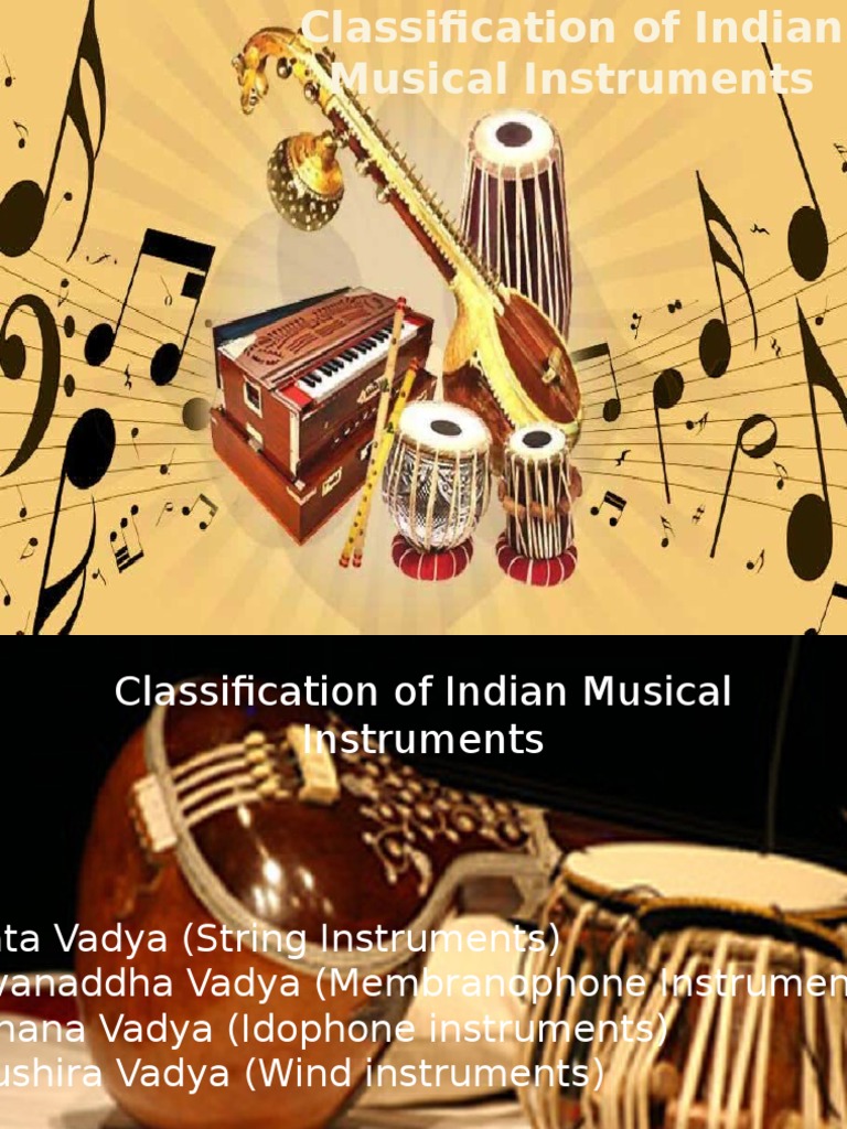 Classification of Indian Musical Instruments PDF