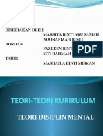 Teori-teori Kurikulum.pptxteori Disiplin Mental