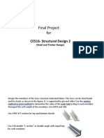 Final Project For: CE516-Structural Design 2