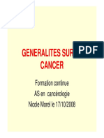Generalites Sur Le Cancer PDF