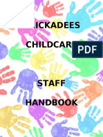 Chickadees Childcare Staff Handbook