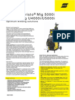 Origo™ / Aristo Mig 5000i Aristo Mig U4000i/U5000i: Optimum Welding Solutions