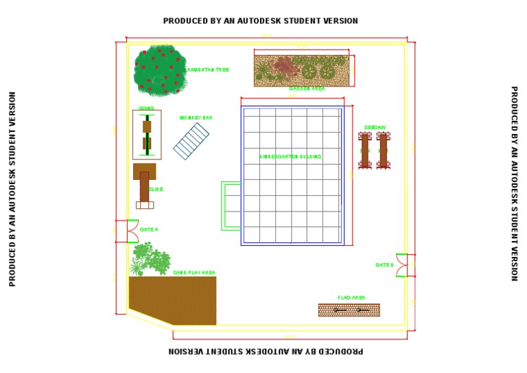Kindergarten Playground Plan View | PDF