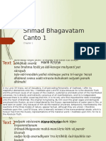 Srimad Bhagavatam Canto 1 Chapter 1 Summary