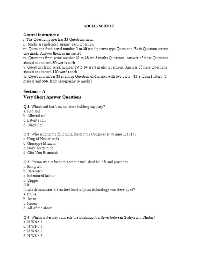 section-a-very-short-answer-questions-social-science-pdf