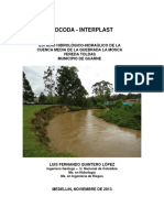 Estudio Hidrologico Quebrada La Mosca PDF