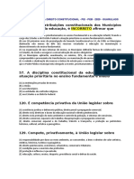 DIREITO CONSTITUCIONAL - QUESTÕES BÁSICA  - M.Lelis.doc