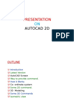 Presentation On Autocad