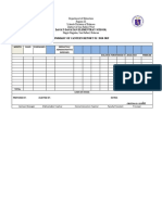 Summary Canteen Report