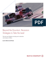 Beyond The Downturn: Recession Strategies To Take The Lead