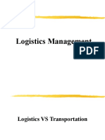 Chapter 7 Logistics Management