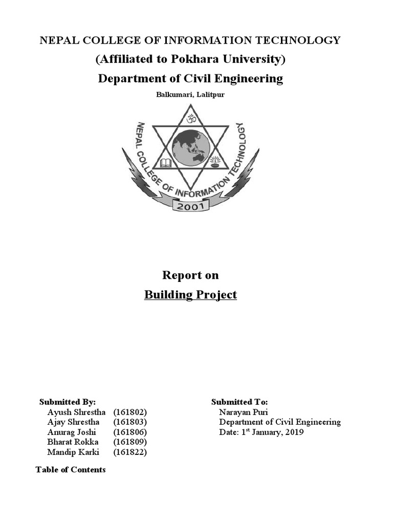 (Affiliated To Pokhara University) Department of Civil Engineering