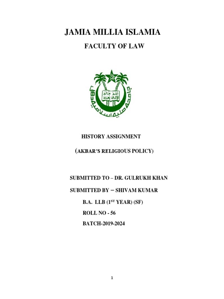 History Assignment | PDF | Mughal Empire | Zoroastrianism