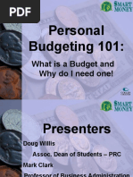 Smart Money Budgets