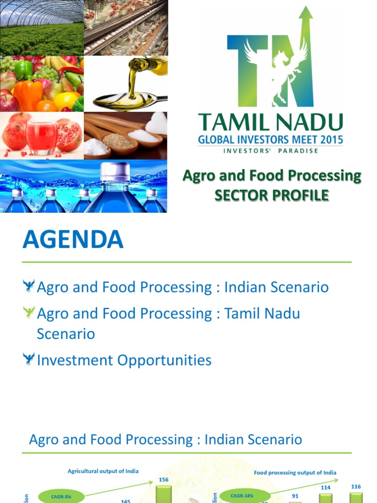 Agro and Food Processing Sector Profile | PDF | Agriculture | Foods